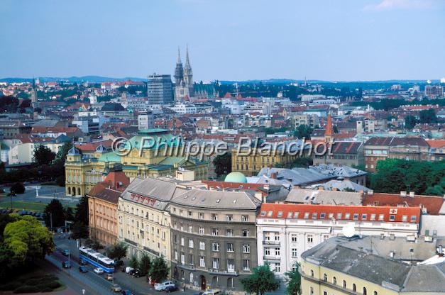 croatie 17.JPG - Vue générale de ZagrebCroatie